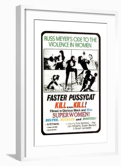 Faster, Pussycat! Kill! Kill!, Tura Satana, 1965-null-Framed Giclee Print