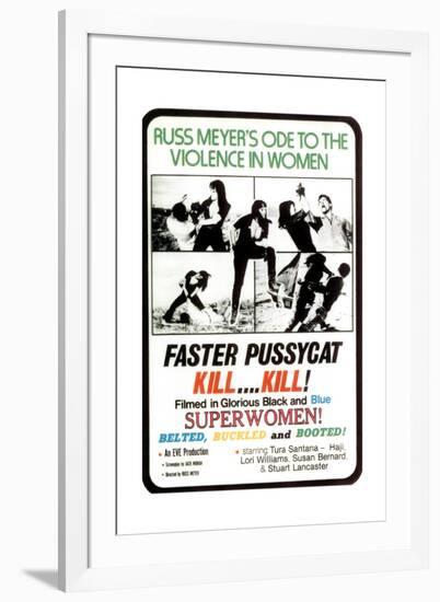 Faster, Pussycat! Kill! Kill!, Tura Satana, 1965-null-Framed Giclee Print