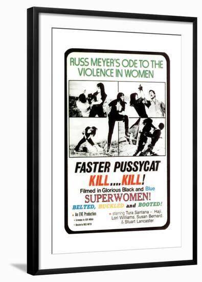 Faster, Pussycat! Kill! Kill!, Tura Satana, 1965-null-Framed Giclee Print