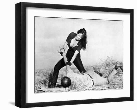 Faster, Pussycat! Kill! Kill!, Tura Satana, Paul Trinka, 1965-null-Framed Photo