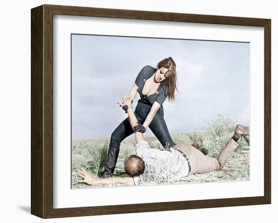 Faster, Pussycat! Kill! Kill!, Tura Satana, Paul Trinka, 1965-null-Framed Photo