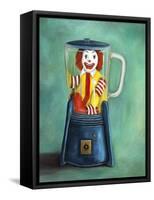 Fastfood Nightmare 2-Leah Saulnier-Framed Stretched Canvas