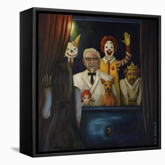 Fastfood Nightmare #4-Leah Saulnier-Framed Stretched Canvas