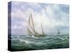 Fastnet Abeam-Richard Willis-Stretched Canvas