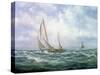 Fastnet Abeam-Richard Willis-Stretched Canvas