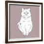 Fat Angry Cat-Anna Nyberg-Framed Giclee Print