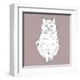 Fat Angry Cat-Anna Nyberg-Framed Giclee Print