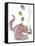 Fat cat piggy bank - allegorical illustration of financial crisis-Neale Osborne-Framed Stretched Canvas