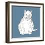 Fat Cat-Anna Nyberg-Framed Art Print