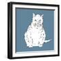 Fat Cat-Anna Nyberg-Framed Art Print