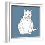 Fat Cat-Anna Nyberg-Framed Art Print