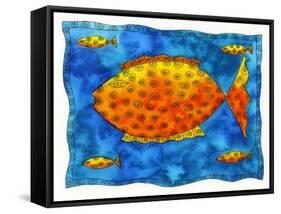 Fat Fish, 2006-Julie Nicholls-Framed Stretched Canvas