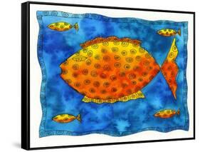 Fat Fish, 2006-Julie Nicholls-Framed Stretched Canvas