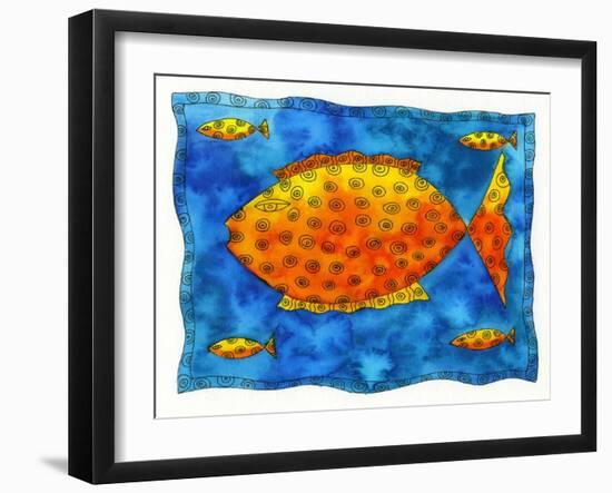 Fat Fish, 2006-Julie Nicholls-Framed Giclee Print