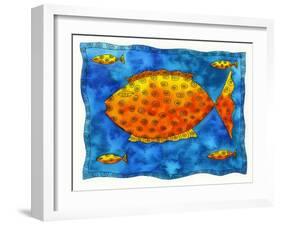 Fat Fish, 2006-Julie Nicholls-Framed Giclee Print