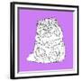 Fat Fluffy Cat-Anna Nyberg-Framed Giclee Print