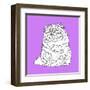 Fat Fluffy Cat-Anna Nyberg-Framed Giclee Print