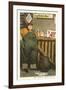 Fat Lady at Log Cabin Bar, Tijuana, Mexico-null-Framed Art Print