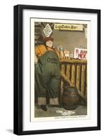 Fat Lady at Log Cabin Bar, Tijuana, Mexico-null-Framed Art Print