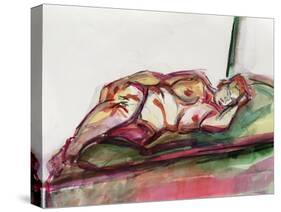 Fat Sleeping Nude, 2015-Julie Held-Stretched Canvas