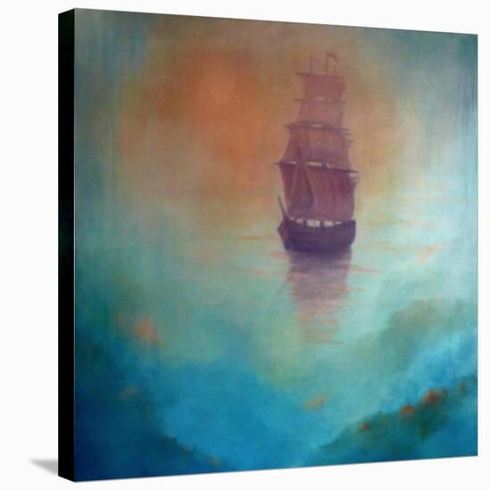 Fata Morgana (ghost ship), 2020 (oil on canvas)-Lee Campbell-Stretched Canvas