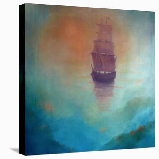 Fata Morgana (ghost ship), 2020 (oil on canvas)-Lee Campbell-Stretched Canvas