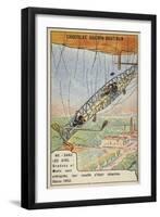 Fatal Accident of the Aeronauts Bradsky and Morin, Paris, 1902-null-Framed Giclee Print