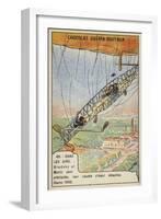 Fatal Accident of the Aeronauts Bradsky and Morin, Paris, 1902-null-Framed Giclee Print