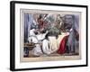 Fatal Effects of Gluttony, a Lord Mayor's Day Night Mare, 1830-null-Framed Giclee Print