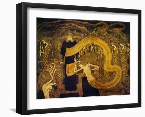 Fatalite. Watercolour (1893).-Jan Toorop-Framed Giclee Print