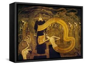 Fatalite. Watercolour (1893).-Jan Toorop-Framed Stretched Canvas