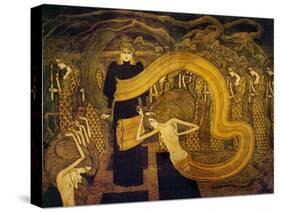 Fatalite. Watercolour (1893).-Jan Toorop-Stretched Canvas