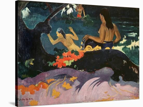 Fatata Te Miti (By the Sea) 1892-Paul Gauguin-Stretched Canvas