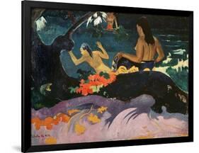 Fatata Te Miti (By the Sea) 1892-Paul Gauguin-Framed Giclee Print