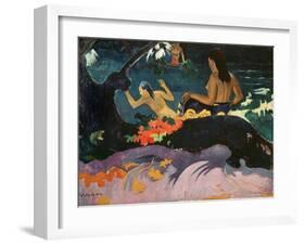 Fatata Te Miti (By the Sea) 1892-Paul Gauguin-Framed Giclee Print