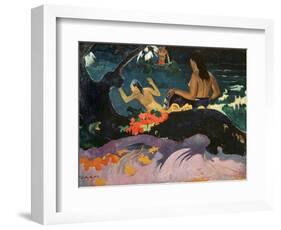 Fatata Te Miti (By the Sea) 1892-Paul Gauguin-Framed Giclee Print