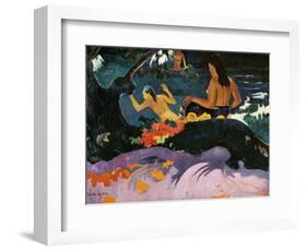 Fatata Te Miti (By the Sea), 1892-Paul Gauguin-Framed Giclee Print