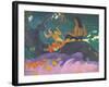 Fatata Te Miti (By the Sea) 1892-Paul Gauguin-Framed Giclee Print