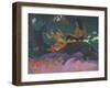 Fatata te Miti (By the Sea), by Paul Gauguin, 1892, French Post-Impressionist painting,-Paul Gauguin-Framed Art Print