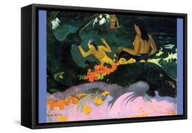 Fatata Te Miti-Paul Gauguin-Framed Stretched Canvas