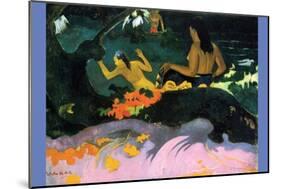 Fatata Te Miti-Paul Gauguin-Mounted Art Print