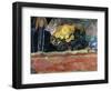 Fatata Te Moua (At the Foot of a Mountai), 1892-Paul Gauguin-Framed Giclee Print