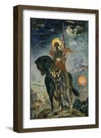 Fate and the Angel of Death, 1890-Gustave Moreau-Framed Art Print