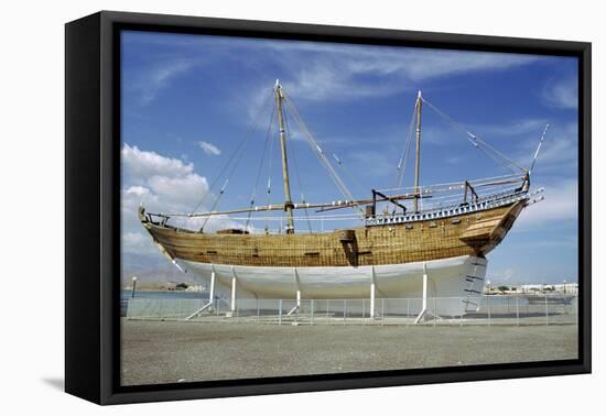 Fateh Al-Khair, Dhow, Sur, Oman-Vivienne Sharp-Framed Stretched Canvas