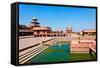 Fatehpur Sikri, India. it is A City in Agra District in India. it Was Built by the Great Mughal Emp-Jorg Hackemann-Framed Stretched Canvas