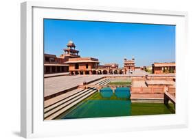 Fatehpur Sikri, India. it is A City in Agra District in India. it Was Built by the Great Mughal Emp-Jorg Hackemann-Framed Photographic Print