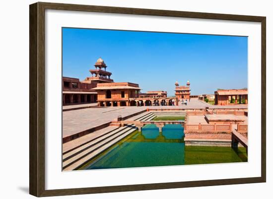 Fatehpur Sikri, India. it is A City in Agra District in India. it Was Built by the Great Mughal Emp-Jorg Hackemann-Framed Photographic Print