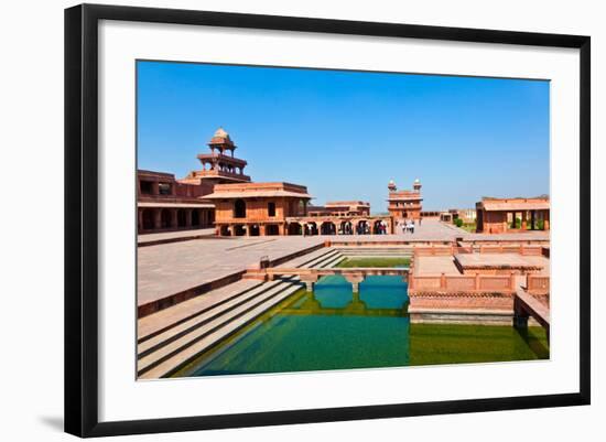 Fatehpur Sikri, India. it is A City in Agra District in India. it Was Built by the Great Mughal Emp-Jorg Hackemann-Framed Photographic Print