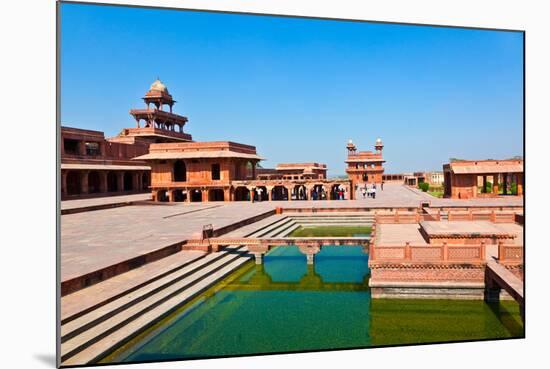 Fatehpur Sikri, India. it is A City in Agra District in India. it Was Built by the Great Mughal Emp-Jorg Hackemann-Mounted Photographic Print