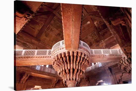 Fatehpur Sikri. Mughal Empire Mosque. Bharatpur. Rajasthan. India-Tom Norring-Stretched Canvas